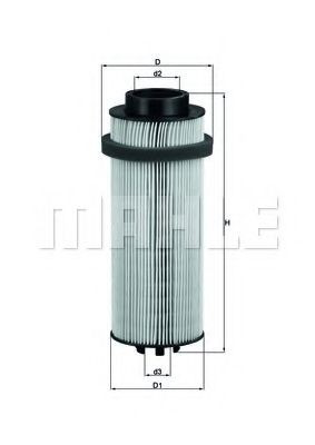 Купити KX261D Mahle Original Фільтр-відстійник палива грубої очистки